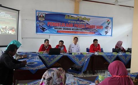 Nagari Sikabau Adakan Pelatihan Pengelolahan Pasca Panen Ikan
